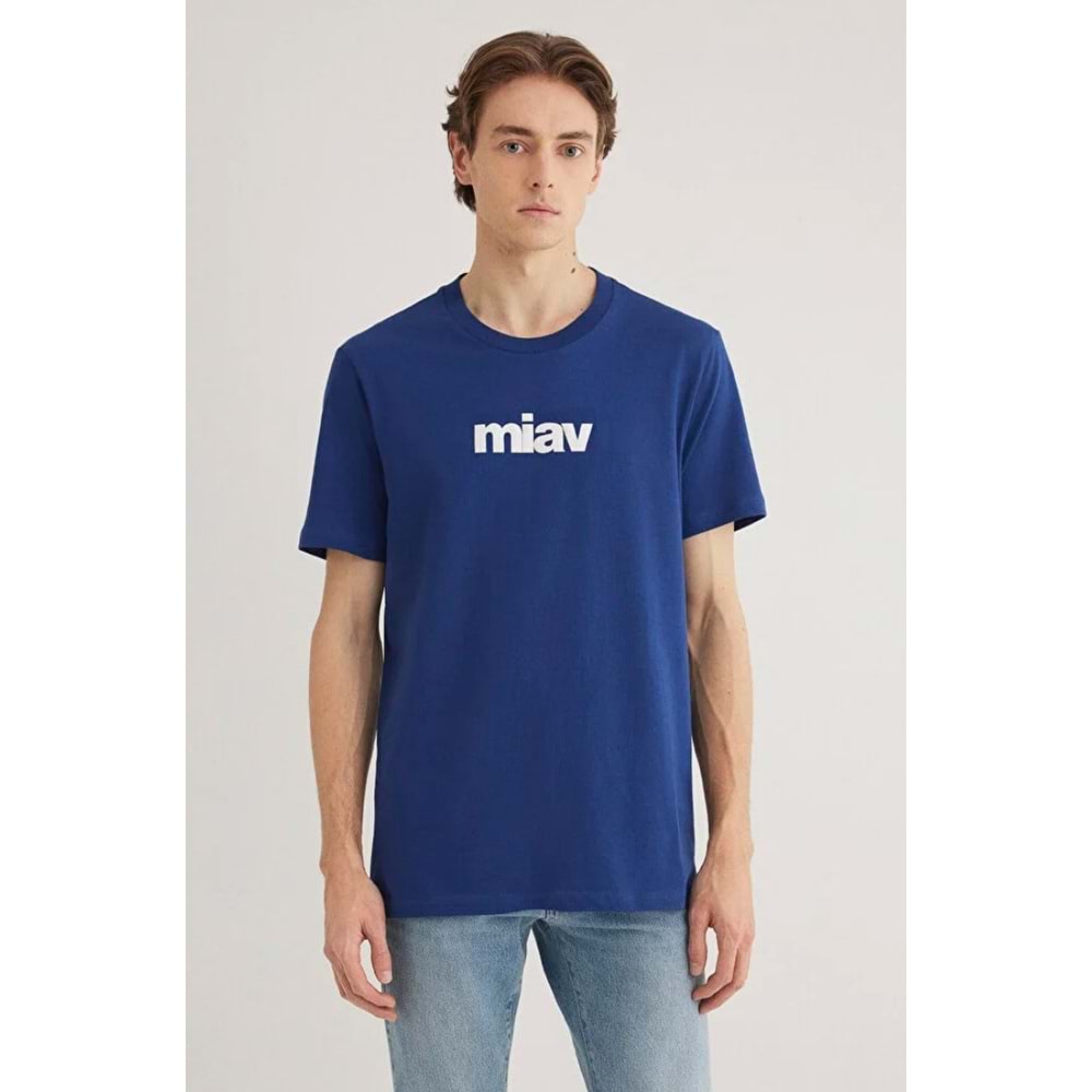 Mavi M067153-70722 Miav Baskılı Tişört Erkek T-Shirt