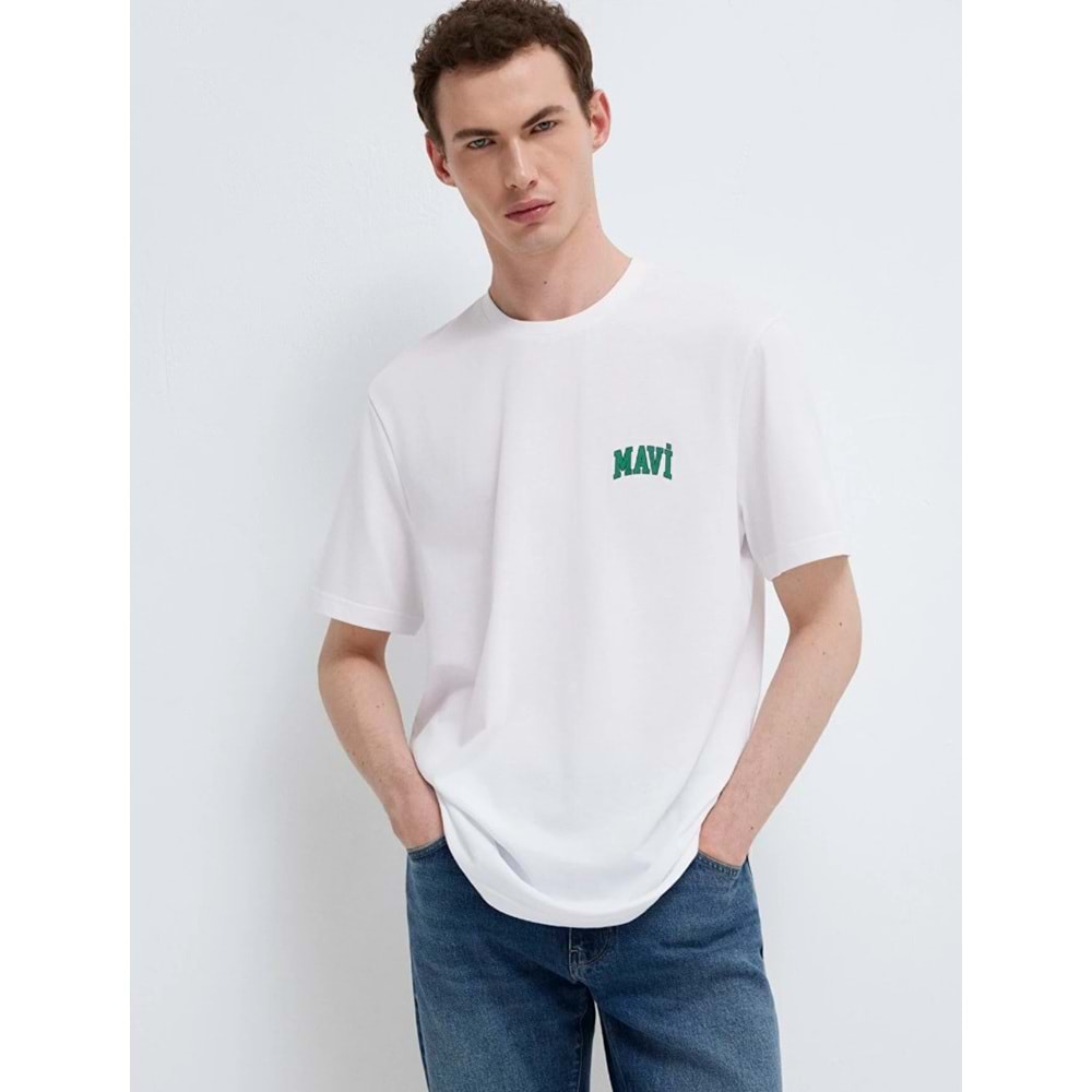 Mavi M0611714-620 Mavi Baskılı T-Shirt Erkek Tişort