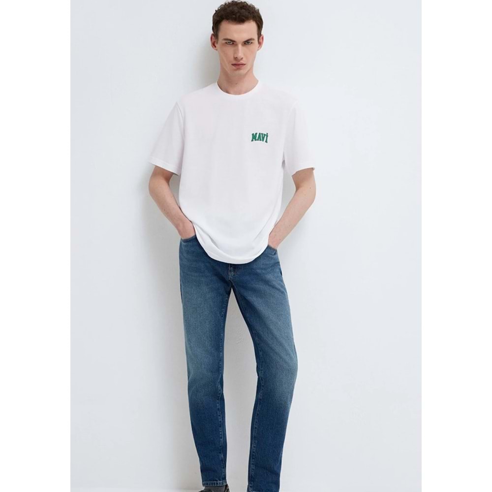 Mavi M0611714-620 Mavi Baskılı T-Shirt Erkek Tişort