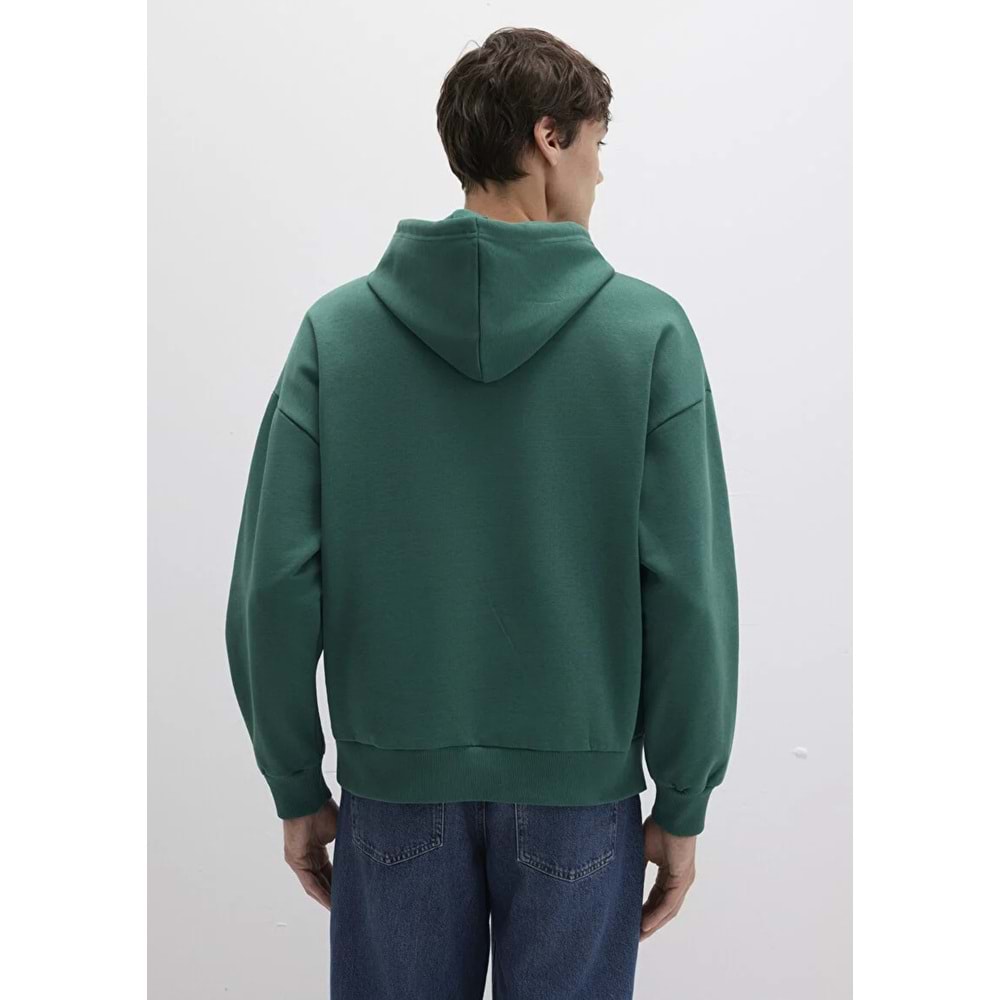Mavi M067149-71874 Logo Baskılı Erkek Kapüşonlu Sweatshirt