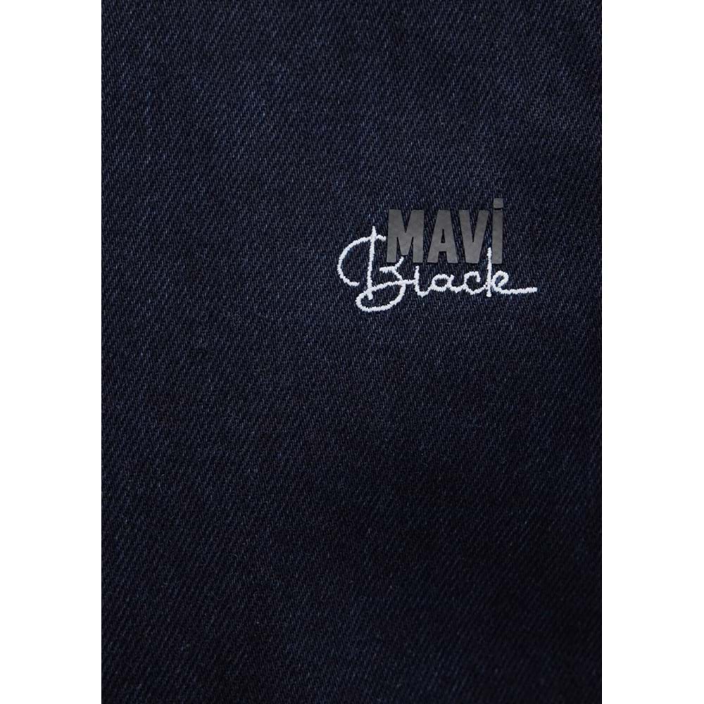 Mavi M0210496-85224 Mavi Roy Lux Black Jean Gömlek Erkek Gömlek