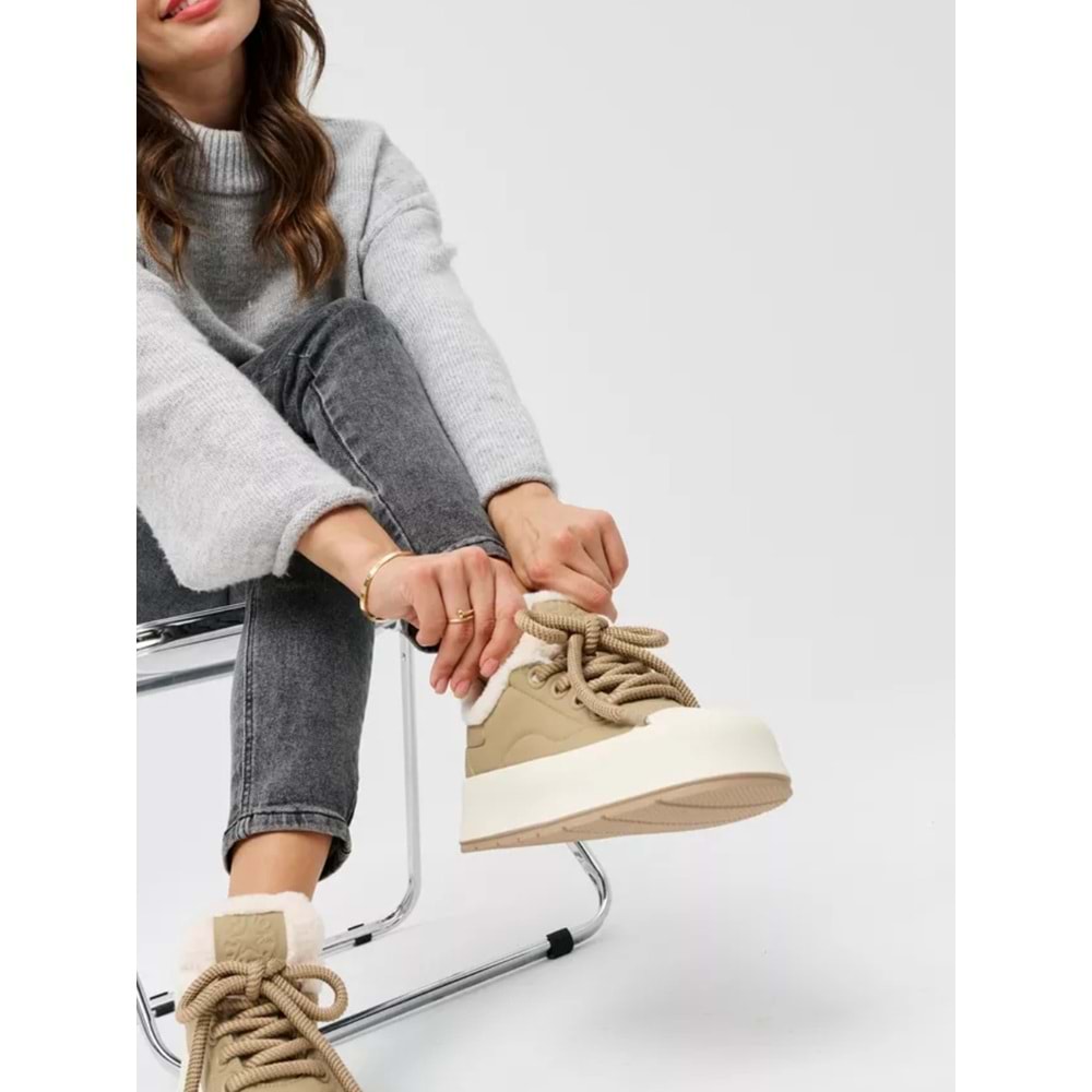 Gamelu Gone Peluşlu Sneakers Unisex Spor Ayakkabı
