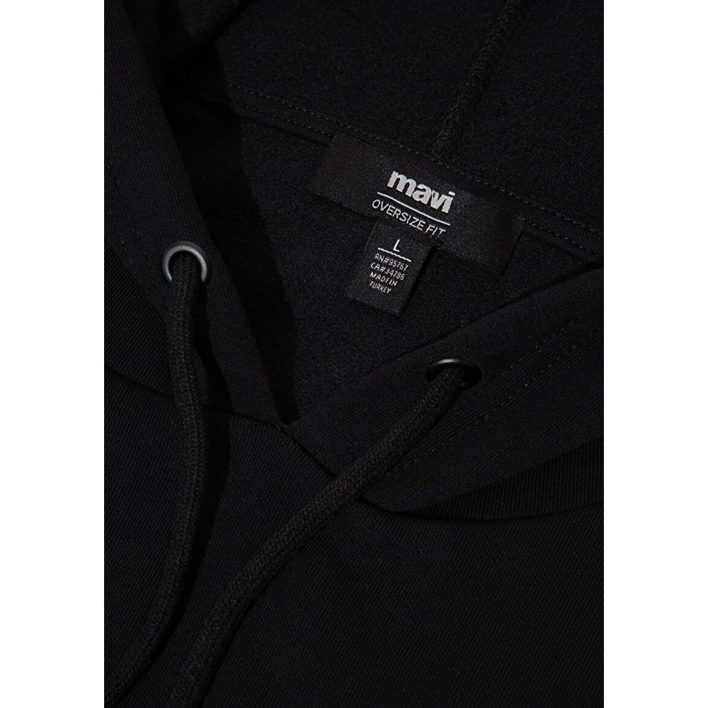 Mavi M067149-902 Logo Baskılı Erkek Kapüşonlu Sweatshirt