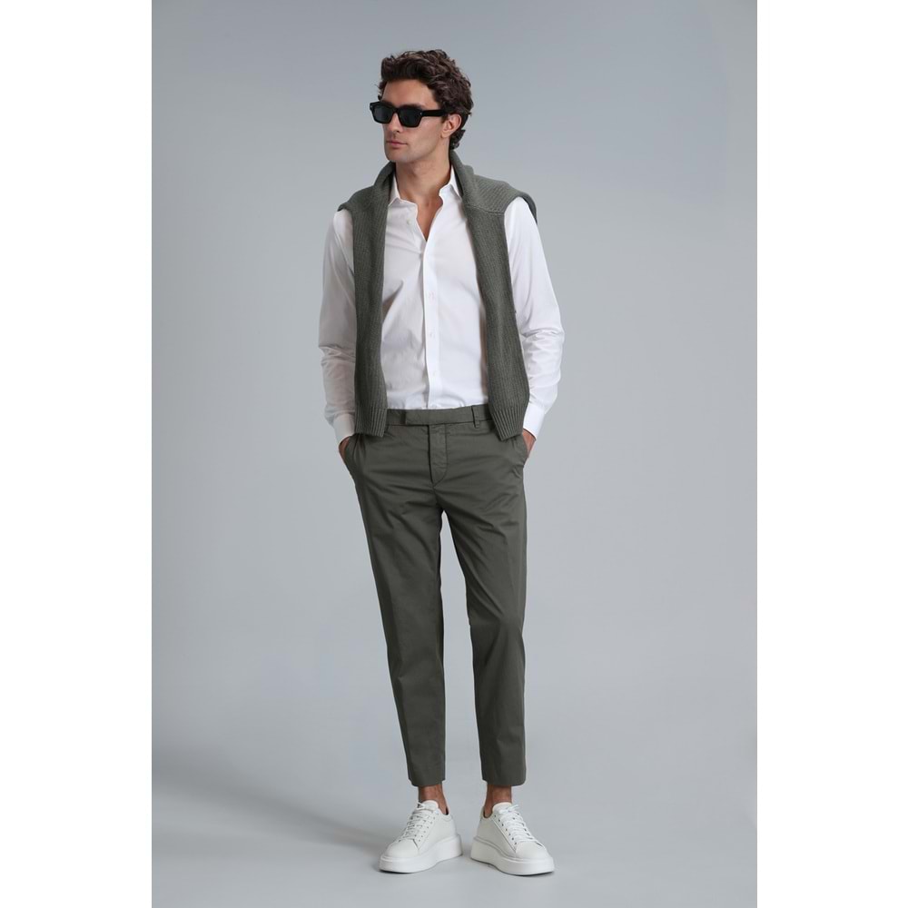 Lufian 111190312 Plus Smart Erkek Chino Pantolon Slim Fit Erkek Pantolon