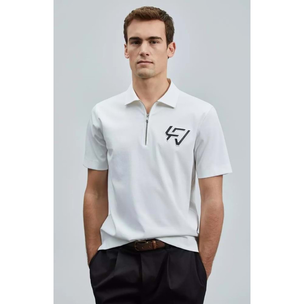 Lufian 111040224 Slash Smart Polo Yaka Tişort Erkek T-Shirt