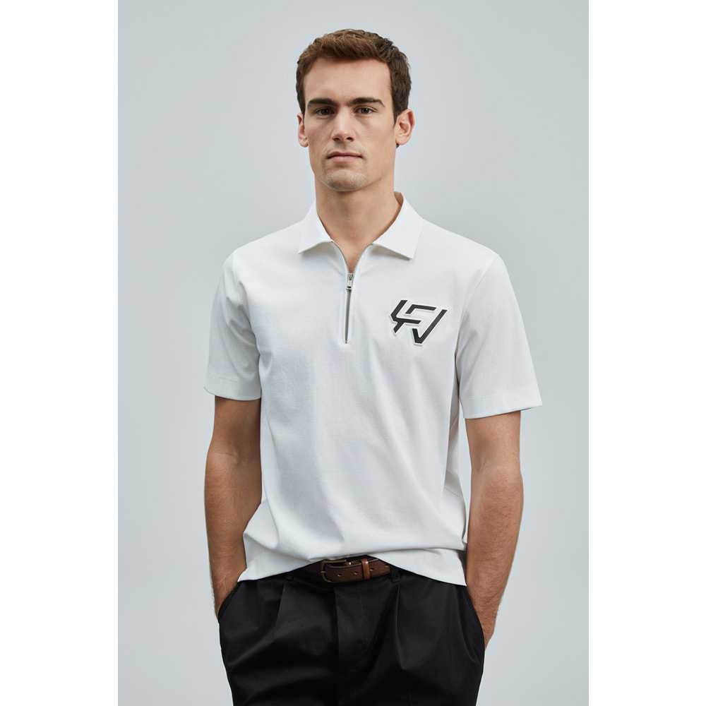 Lufian 111040224 Slash Smart Polo Yaka Tişort Erkek T-Shirt