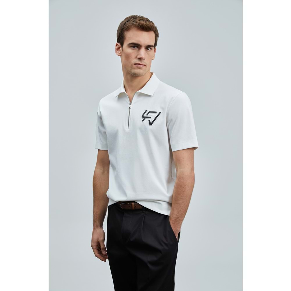 Lufian 111040224 Slash Smart Polo Yaka Tişort Erkek T-Shirt