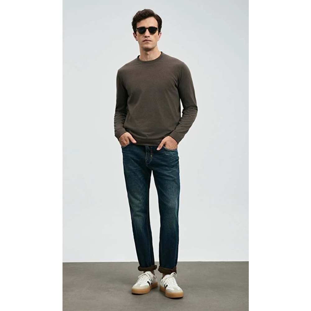 Lufian 112200227 Chrıs Spor Jean Erkek Pantolon Slim Fit Erkek Kot Pantolon