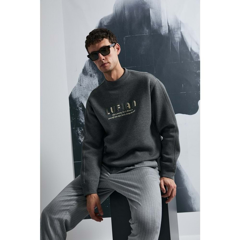 Lufian 112030178 Oracle Erkek Sweatshirt
