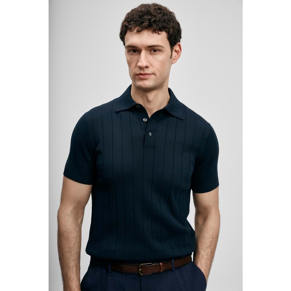 Lufian 111090137 Bold Erkek Pamuklu Tişört Erkek T-Shirt