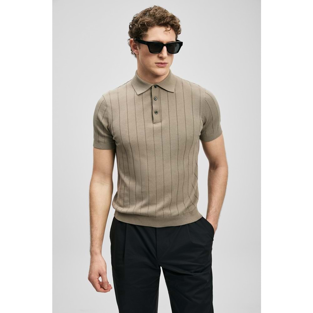 Lufian 111090137 Bold Erkek Pamuklu Tişört Erkek T-Shirt