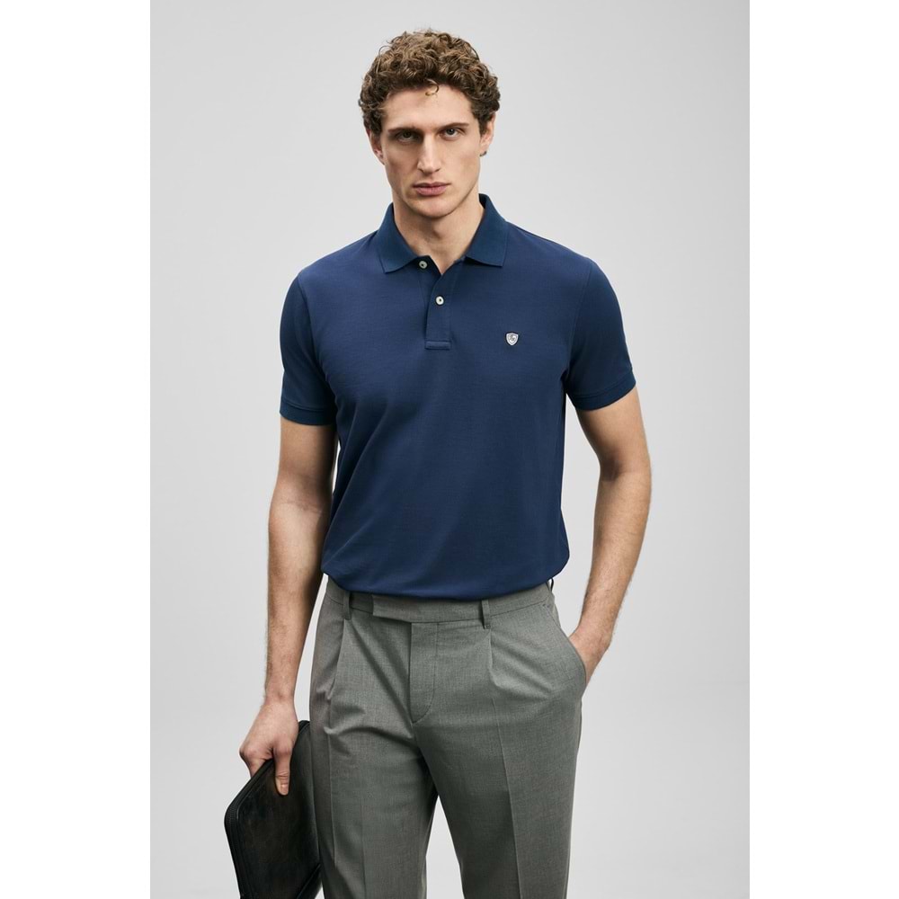 Lufian 111040230 Laon Smart Polo Yaka Tişört Erkek Tişort