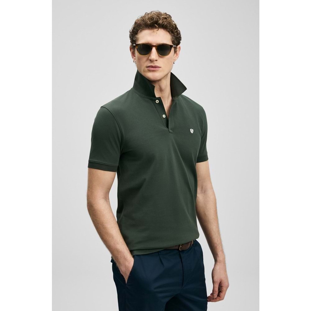 Lufian 111040230 Laon Smart Polo Yaka Tişört Erkek Tişort