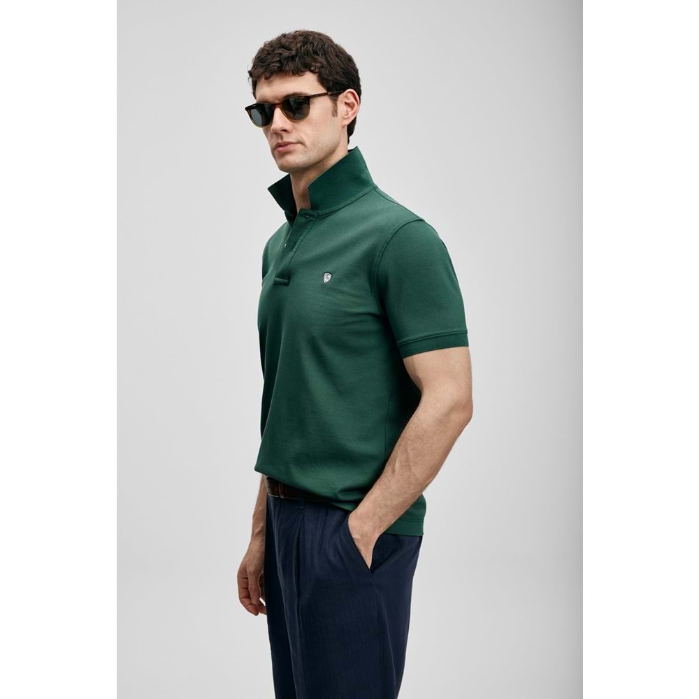 Lufian 111040230 Laon Smart Polo Yaka Tişört Erkek Tişort