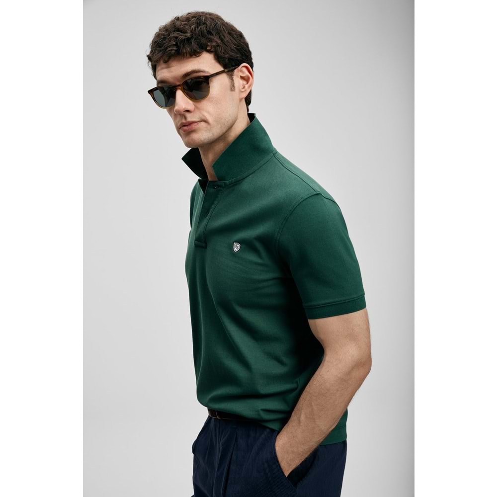 Lufian 111040230 Laon Smart Polo Yaka Tişört Erkek Tişort