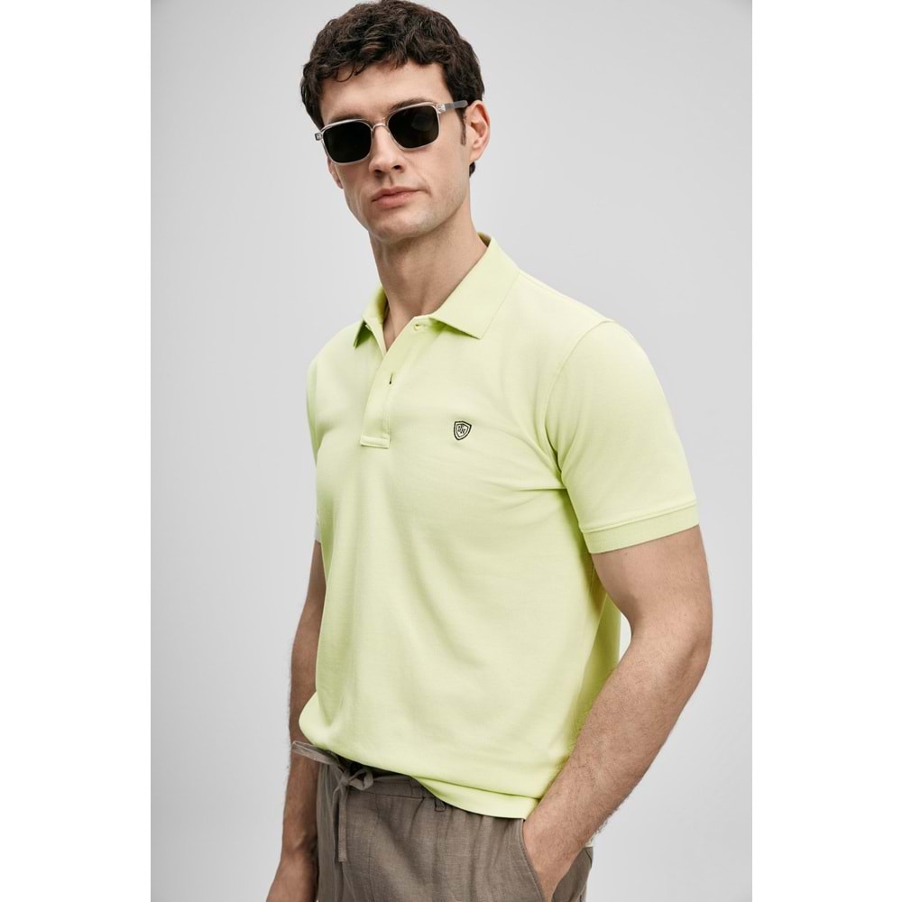 Lufian 111040230 Laon Smart Polo Yaka Tişört Erkek Tişort