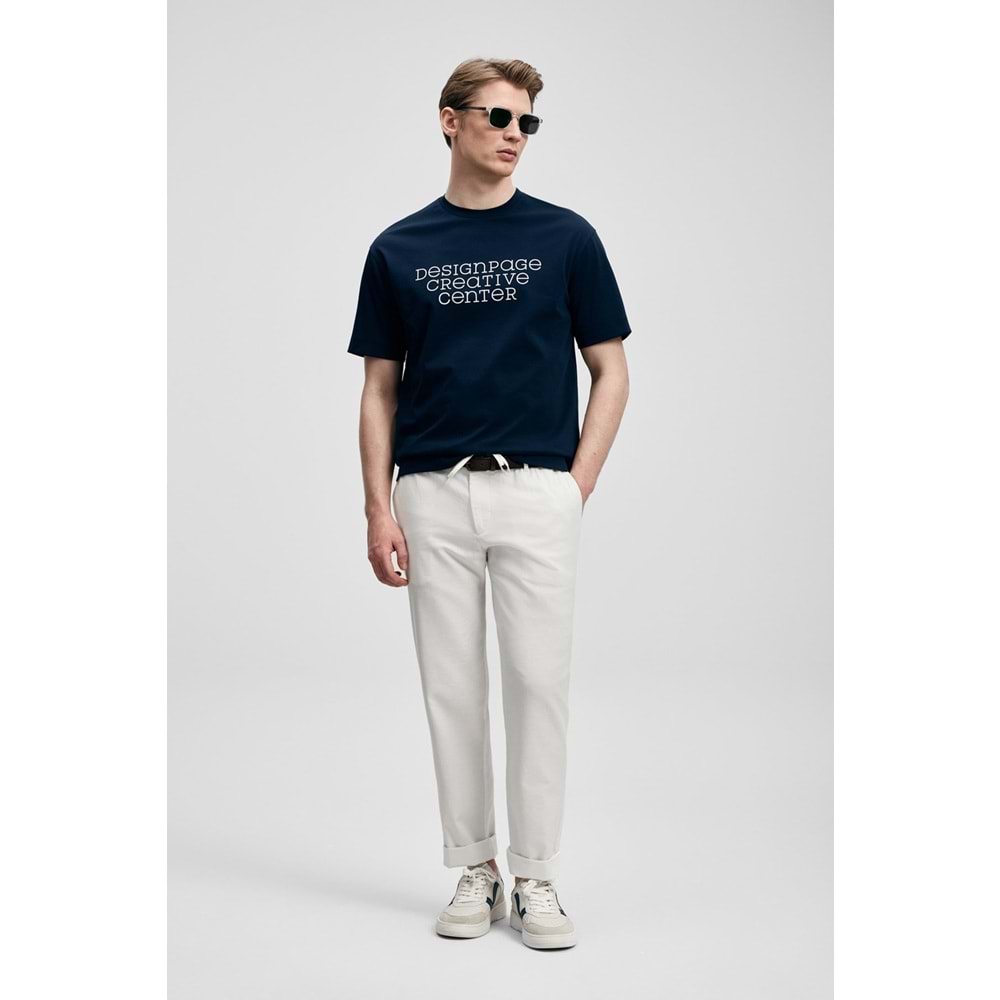 Lufian 111020284 Frank Erkek Basic T- Shirt Tişört Erkek Tişort