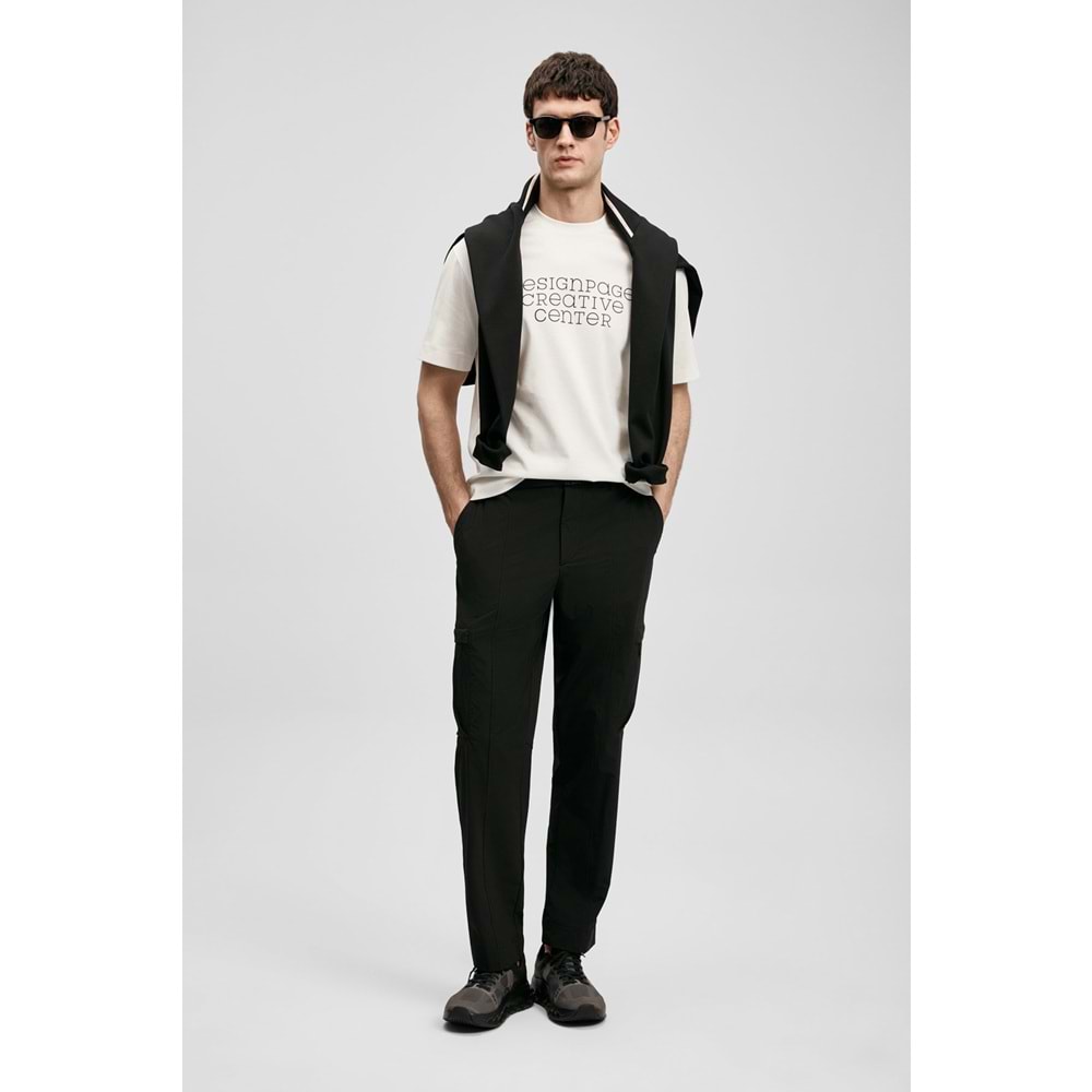 Lufian 111020284 Frank Erkek Basic T- Shirt Tişört Erkek Tişort