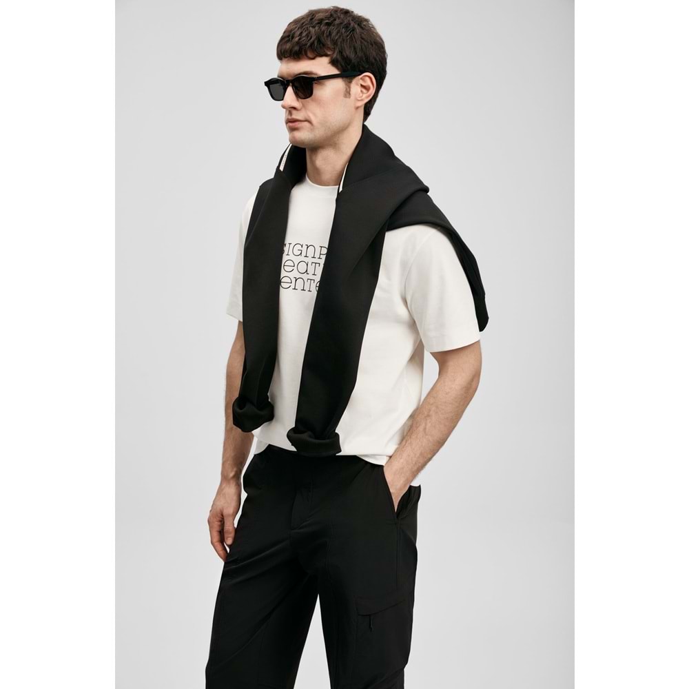 Lufian 111020284 Frank Erkek Basic T- Shirt Tişört Erkek Tişort