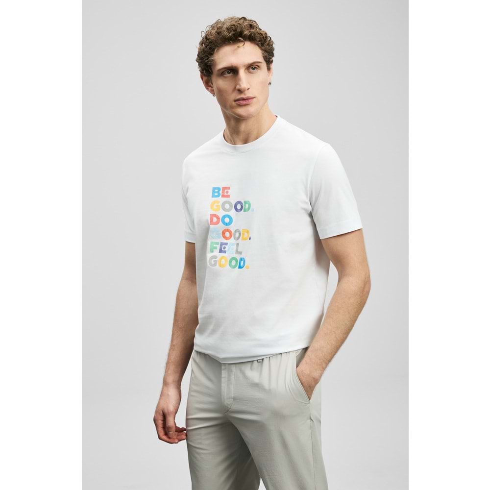 Lufian 111020290 Good Modern Grafik T- Shirt Erkek Tişort