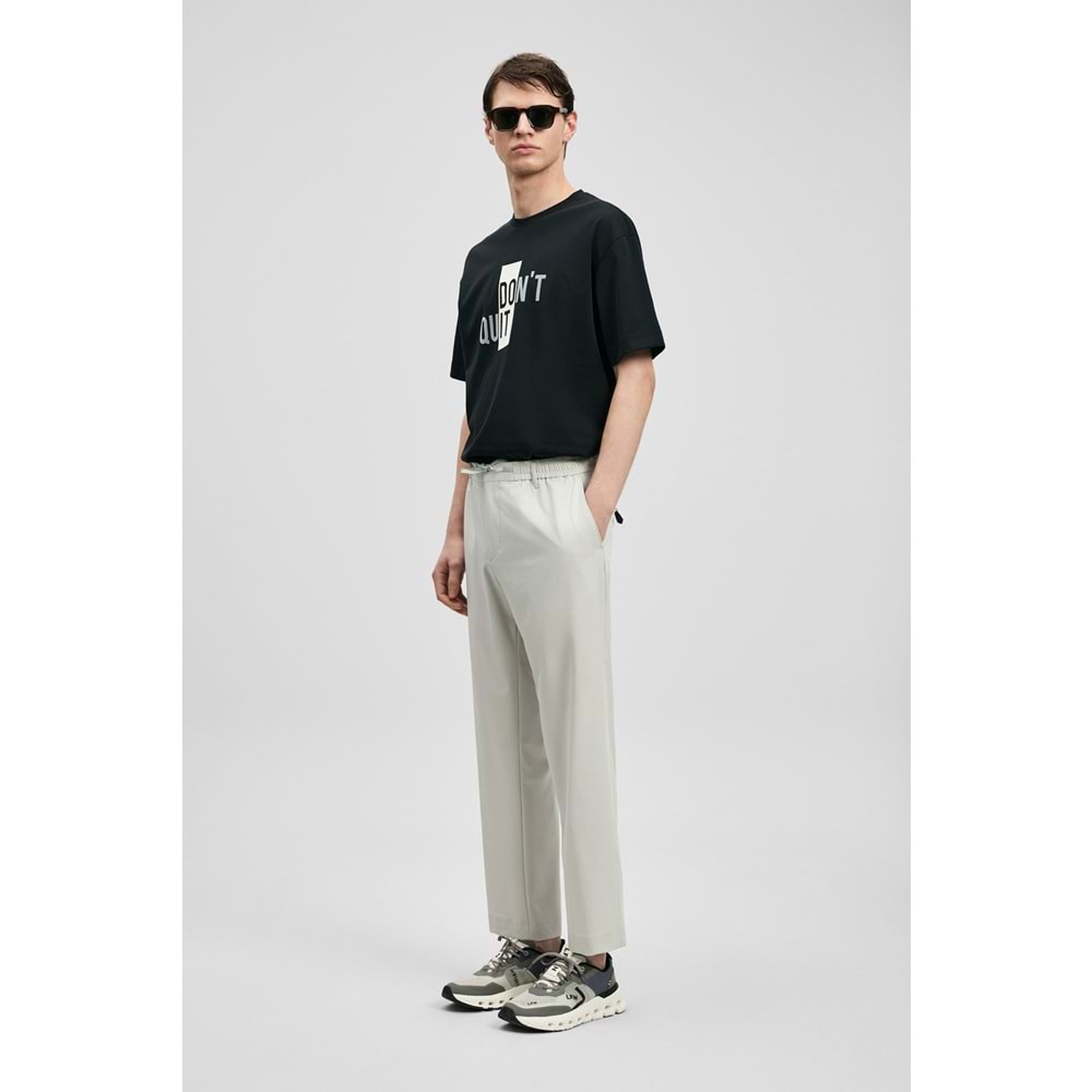 Lufian 111020285 Carl Modern Grafik T- Shirt Tişört Erkek Tişort