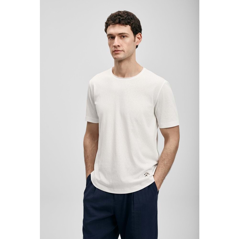 Lufian 111020312 Junya Erkek Basic T- Shirt Tişört Erkek Tişort
