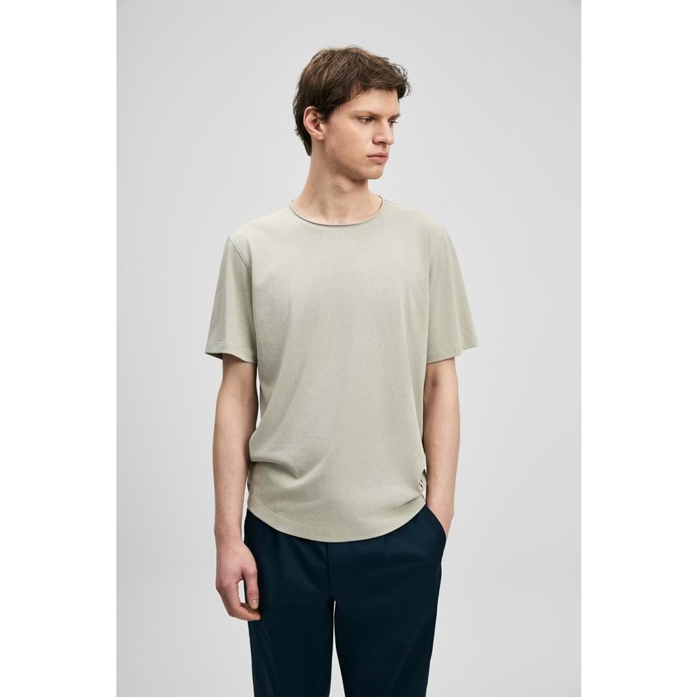 Lufian 111020312 Junya Erkek Basic T- Shirt Tişört Erkek Tişort