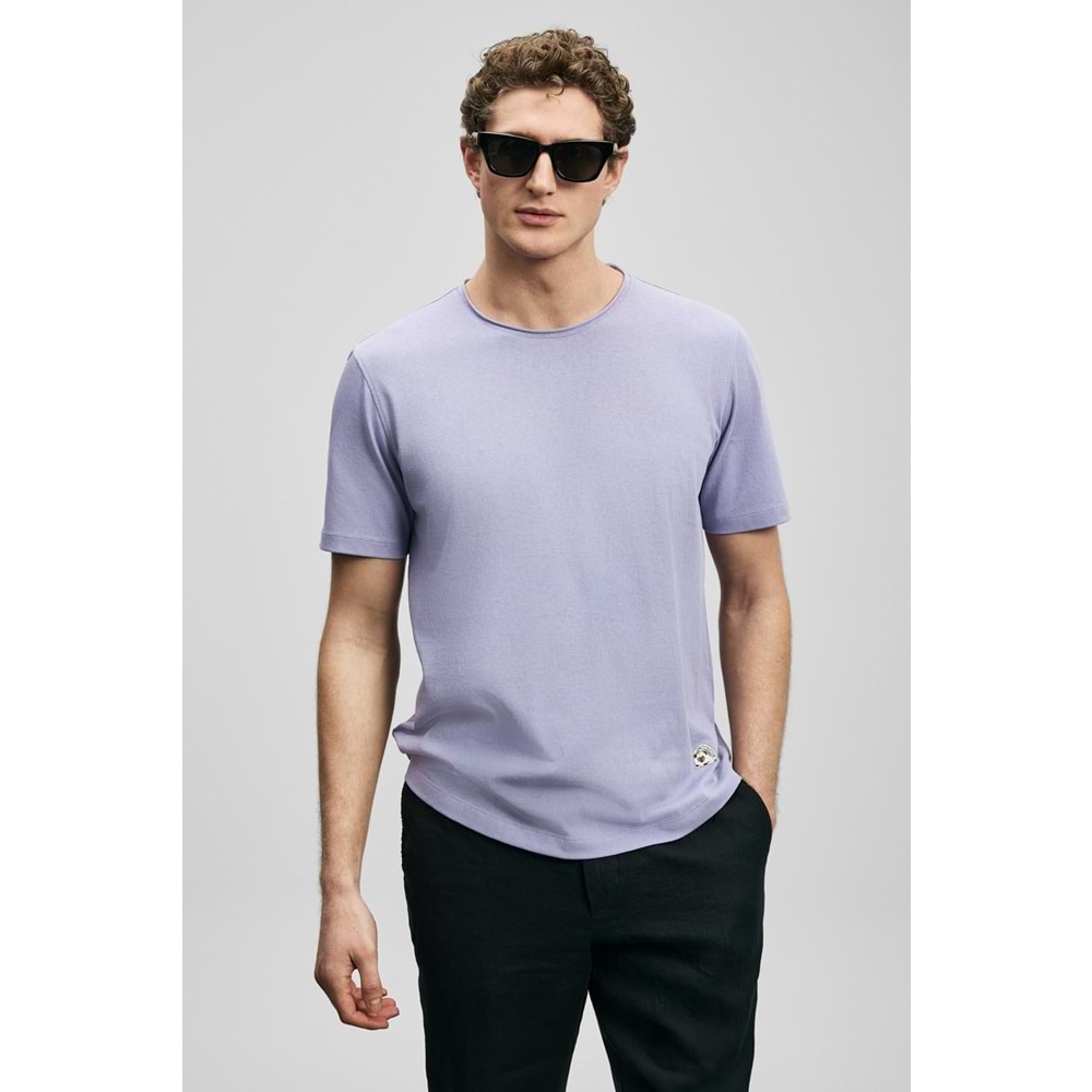 Lufian 111020312 Junya Erkek Basic T- Shirt Tişört Erkek Tişort