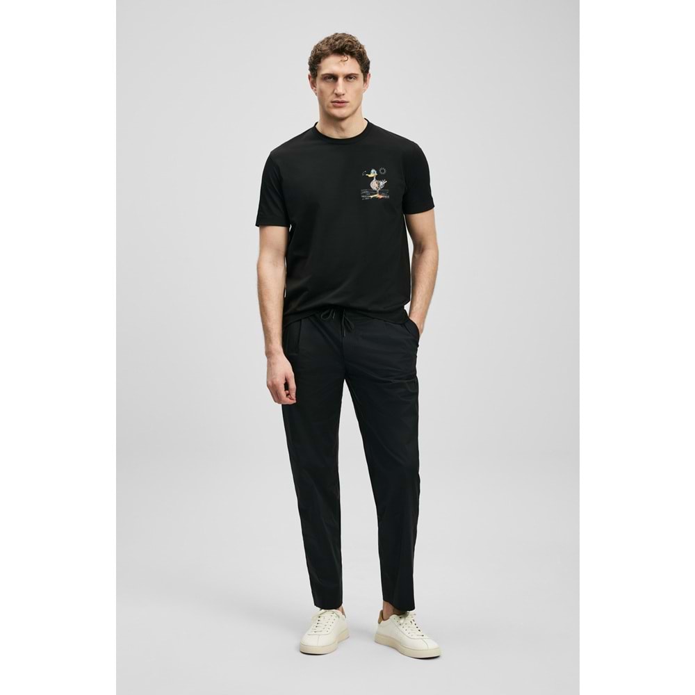 Lufian 111020313 Fınx Modern Grafik T- Shirt Erkek Tişort