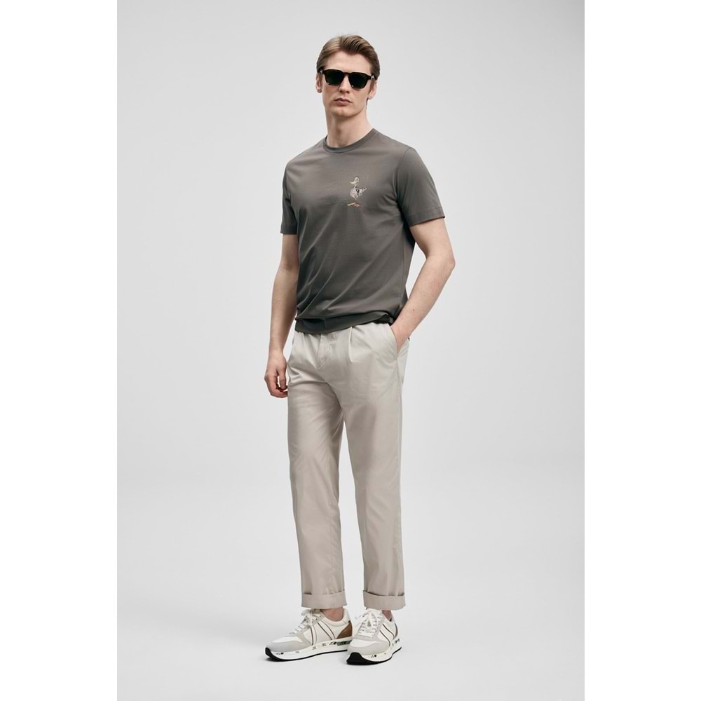 Lufian 111020313 Fınx Modern Grafik T- Shirt Erkek Tişort