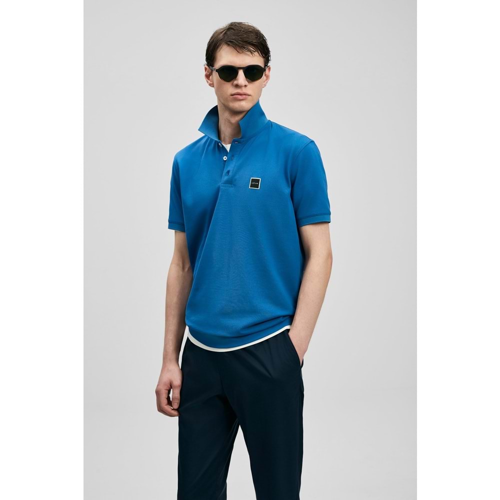 Lufian 111040233 Carter Smart Erkek Polo Yaka Tişört Erkek Tişort