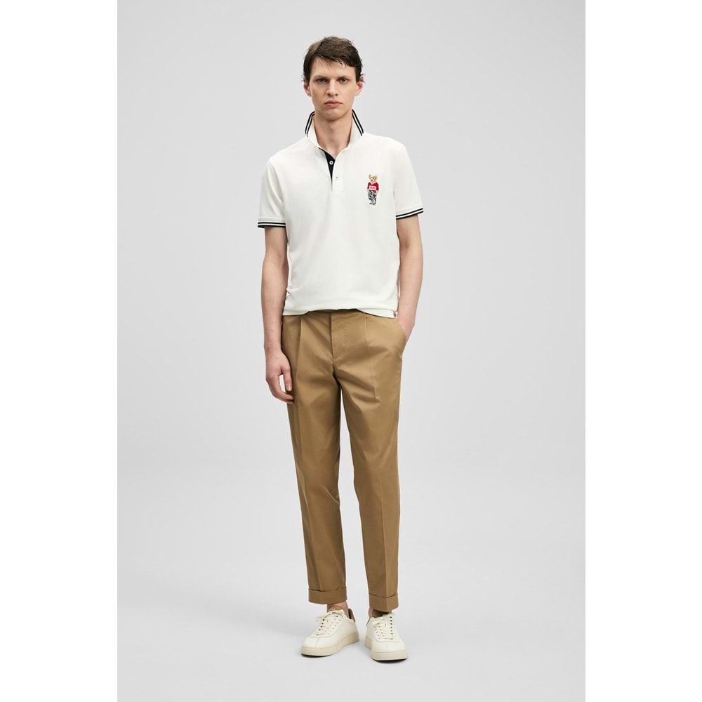Lufian 111040245 Brady Smart Erkek Polo Yaka Tişört Erkek Tişort