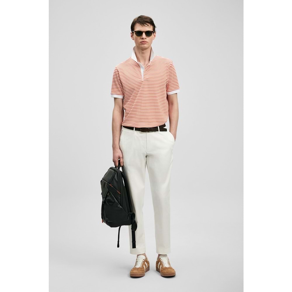 Lufian 111040248 Landon Smart Polo Yaka Tişört Erkek Tişort