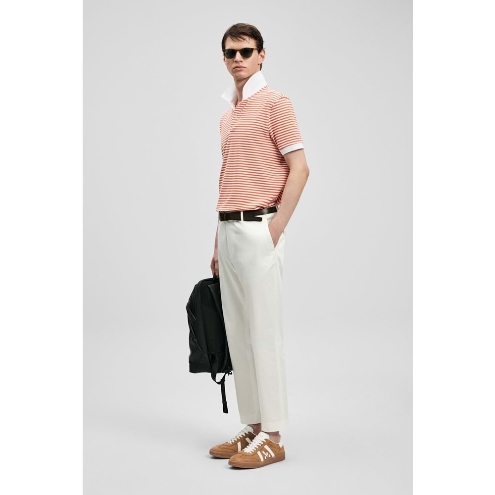 Lufian 111040248 Landon Smart Polo Yaka Tişört Erkek Tişort