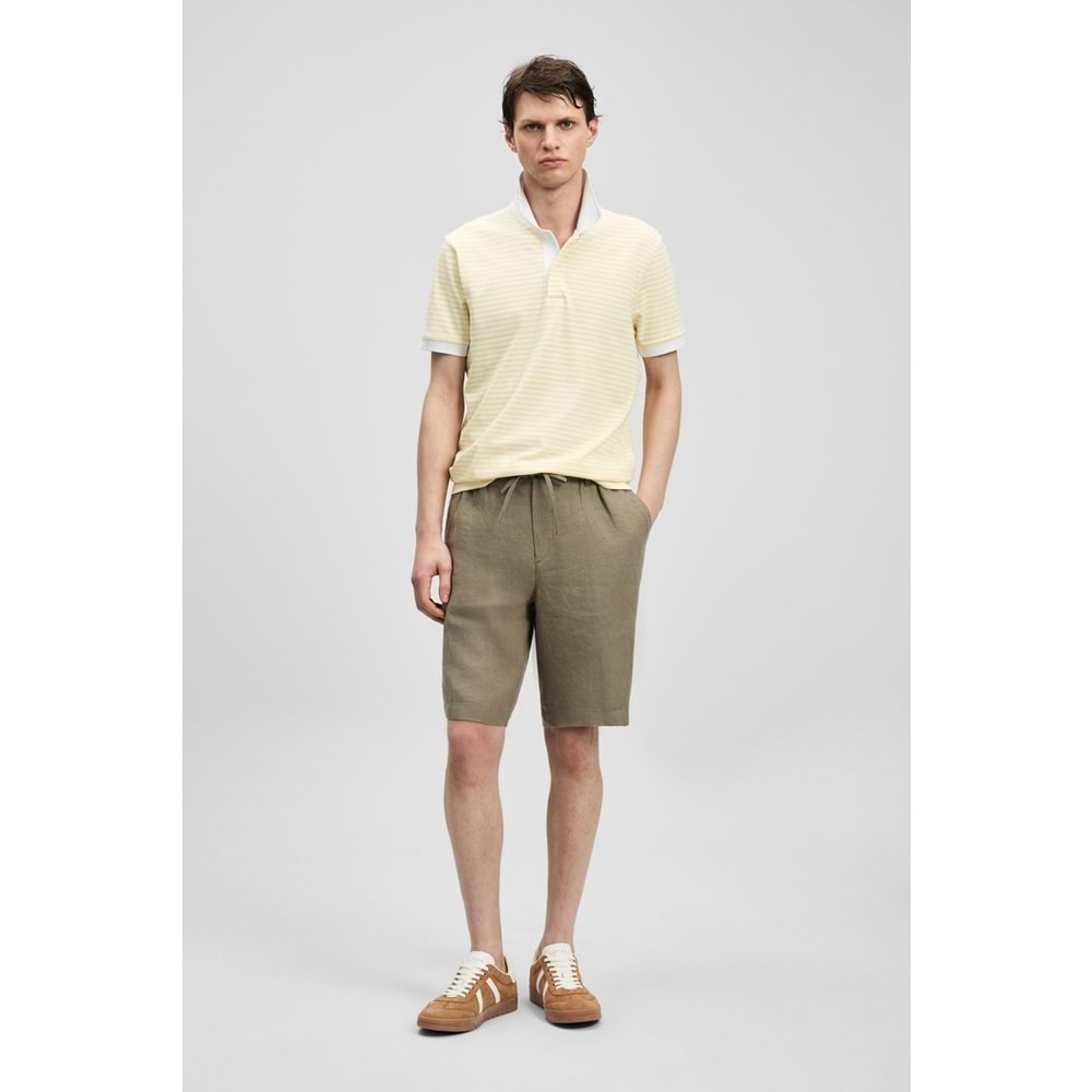 Lufian 111040248 Landon Smart Polo Yaka Tişört Erkek Tişort