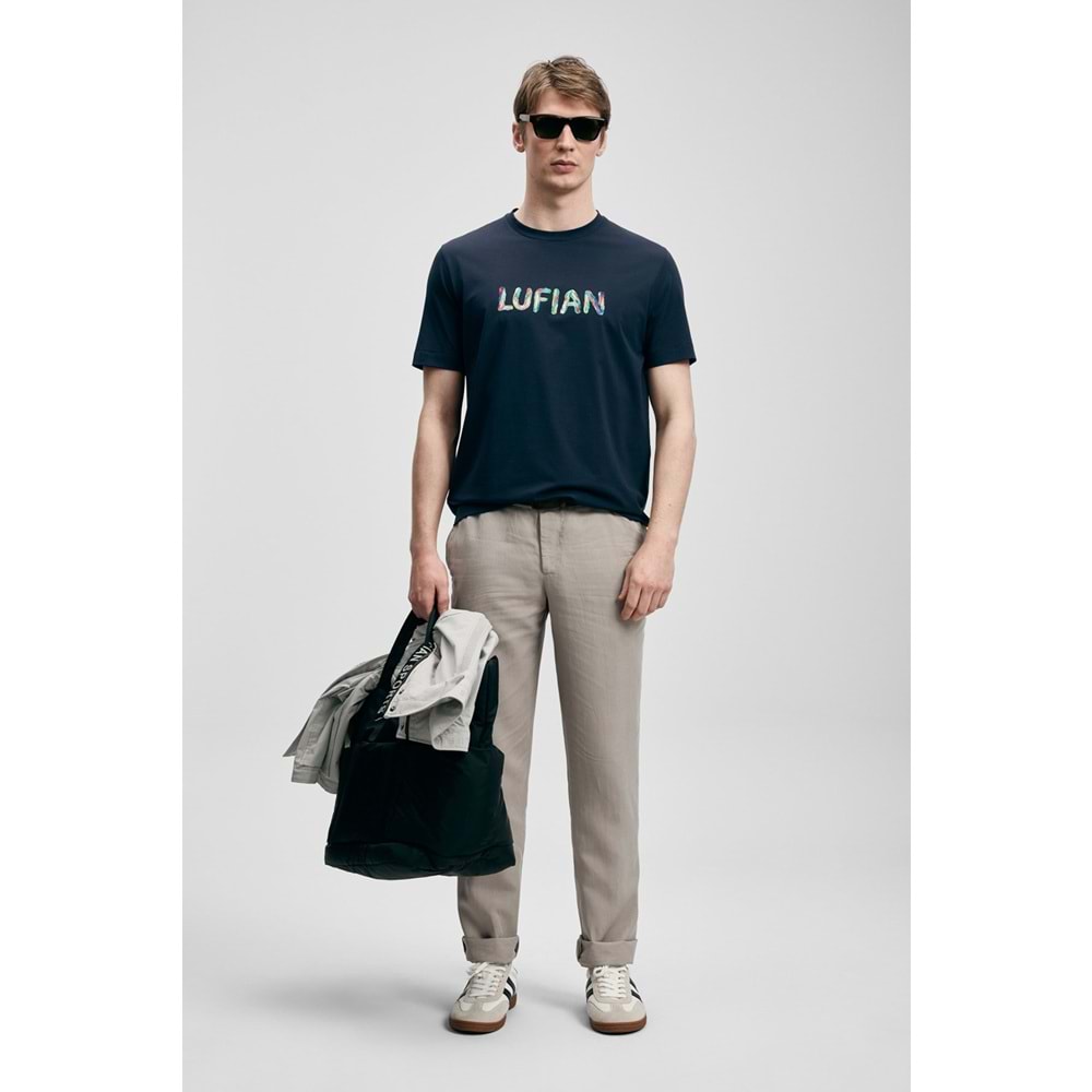 Lufian 111020317 Surge Erkek Basic T- Shirt Tişört Erkek Tişort