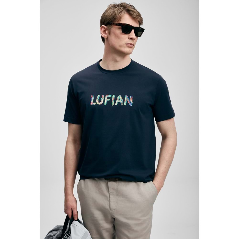 Lufian 111020317 Surge Erkek Basic T- Shirt Tişört Erkek Tişort