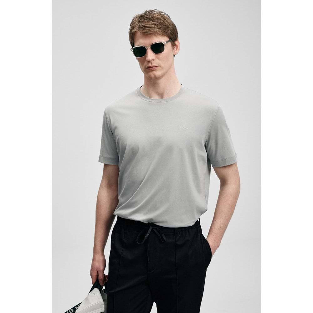 Lufian 111020321 Bran Modern Grafik T- Shirt Tişört Erkek Tişort