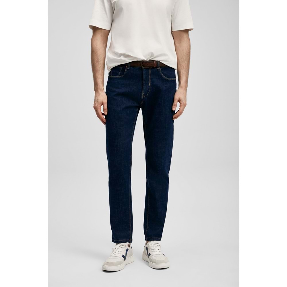 Lufian 111200221 Aqua Smart Jean Erkek Pantolon Slim Fit Erkek Kot Pantolon