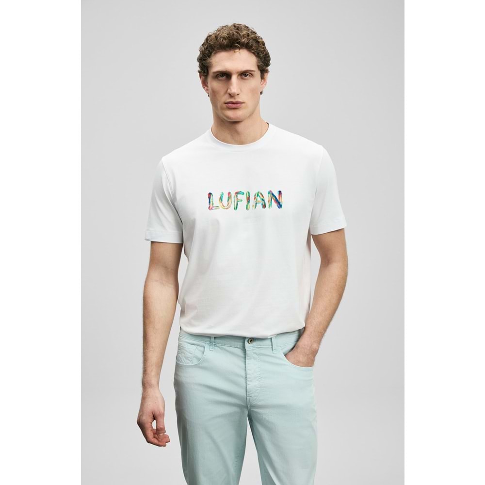 Lufian 111020317 Surge Erkek Basic T- Shirt Tişört Erkek Tişort