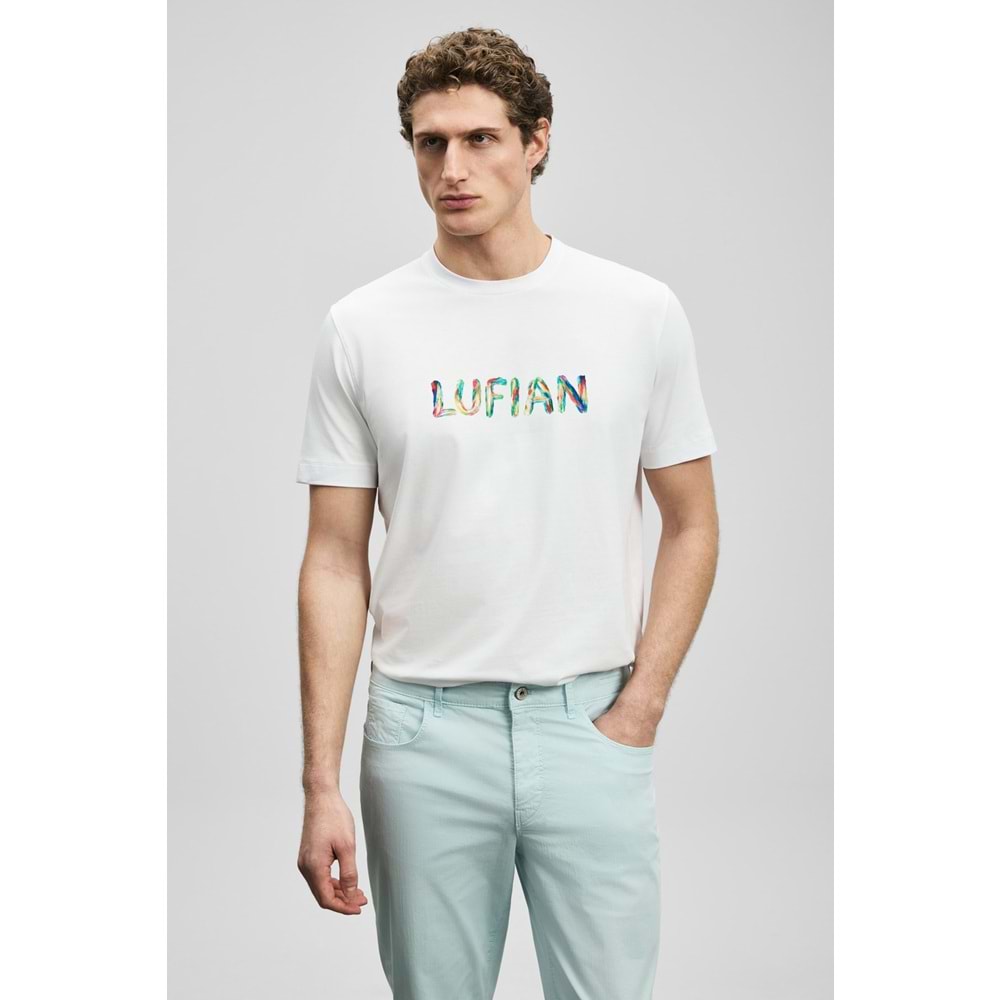 Lufian 111020317 Surge Erkek Basic T- Shirt Tişört Erkek Tişort