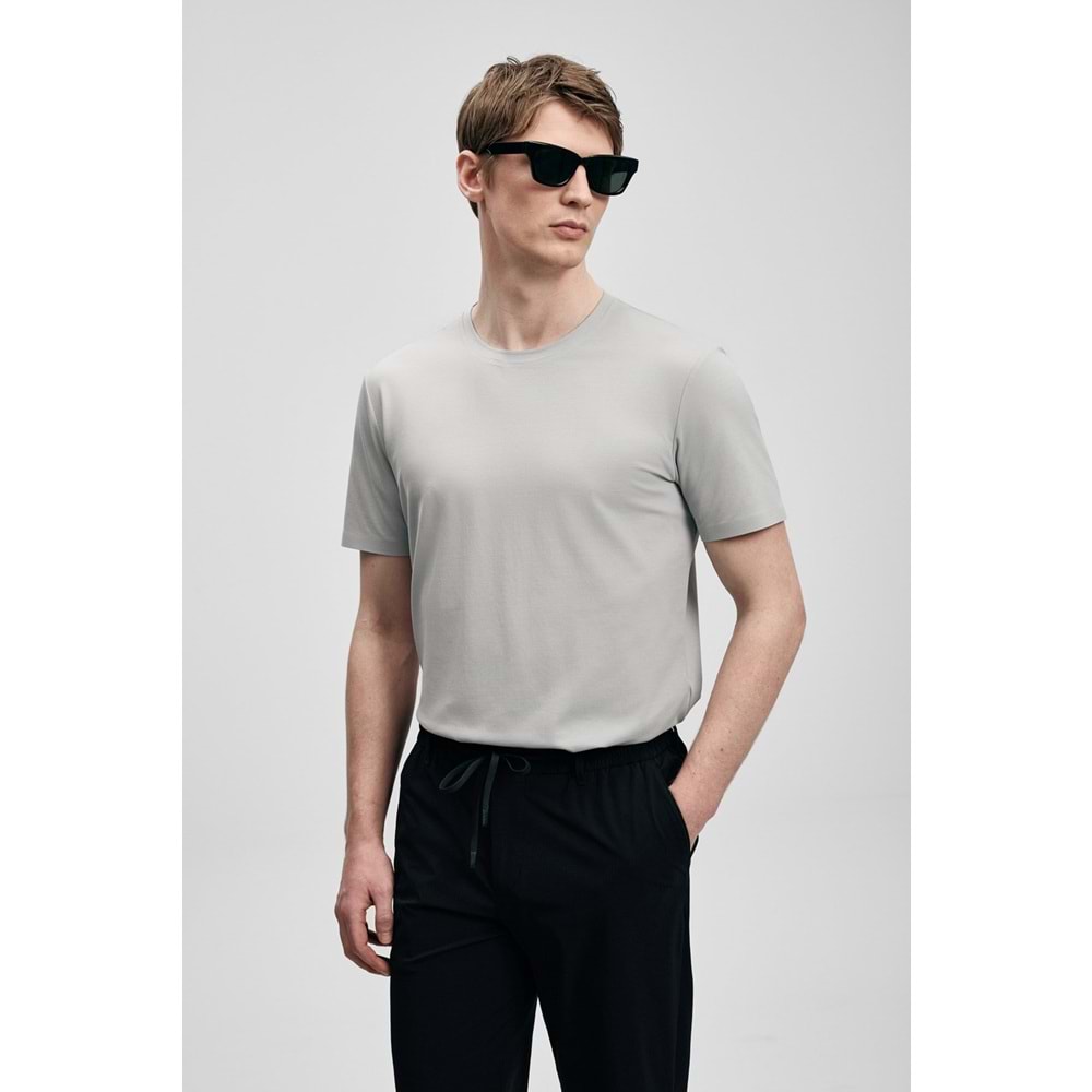 Lufian 111020323 Fınto Modern Grafik Erkek T- Shirt Tişört Erkek Tişort