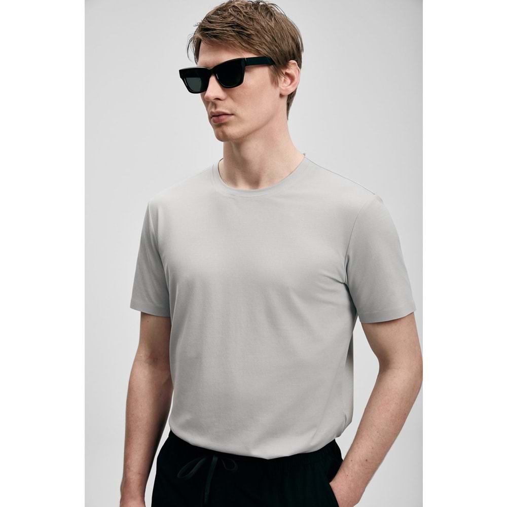 Lufian 111020323 Fınto Modern Grafik Erkek T- Shirt Tişört Erkek Tişort