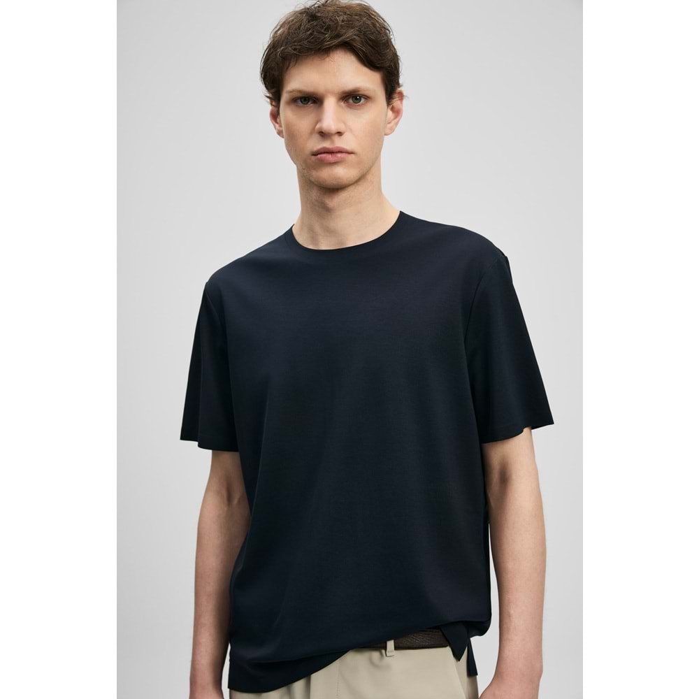 Lufian 111020323 Fınto Modern Grafik Erkek T- Shirt Tişört Erkek Tişort