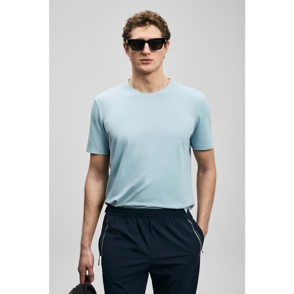 Lufian 111020323 Fınto Modern Grafik Erkek T- Shirt Tişört Erkek Tişort