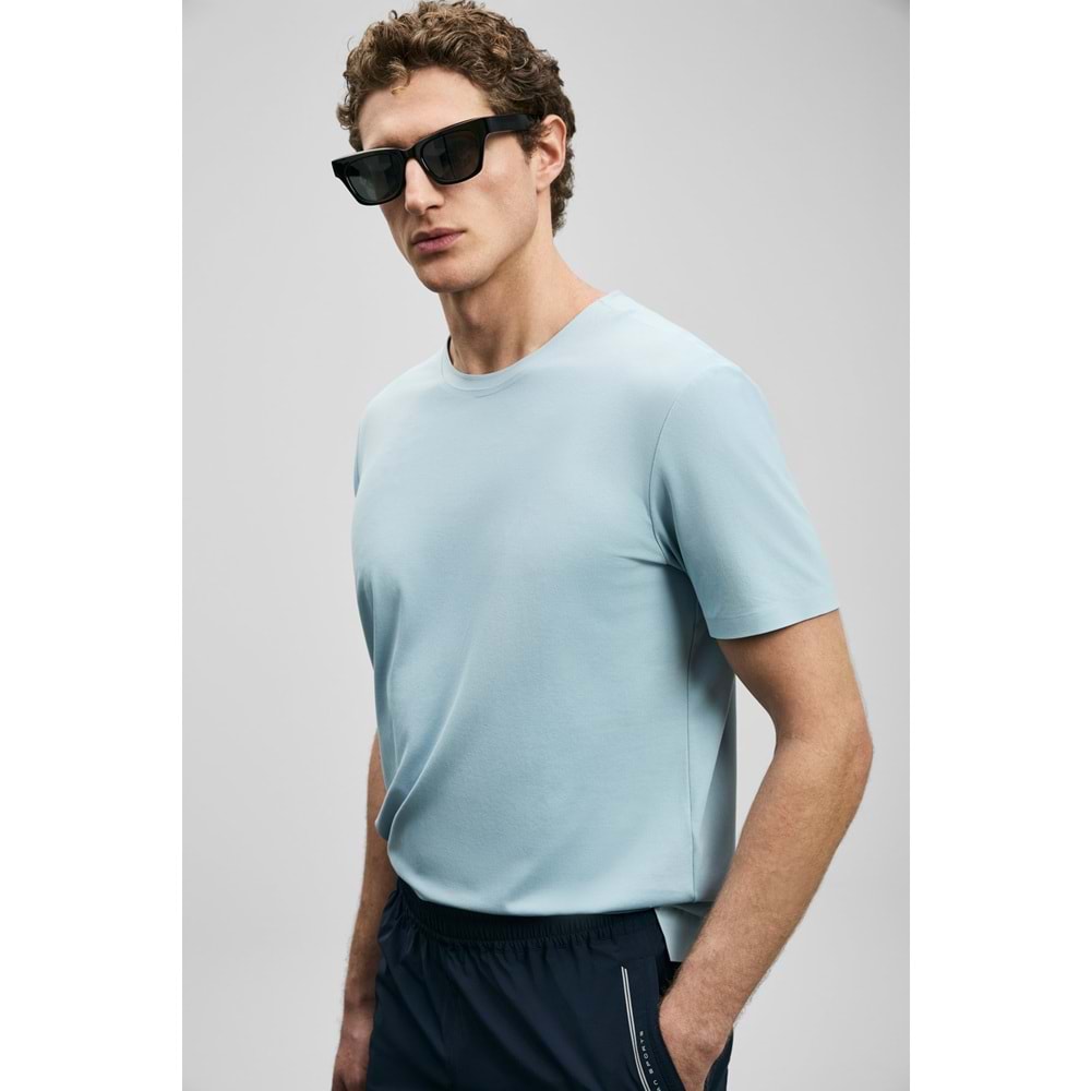 Lufian 111020323 Fınto Modern Grafik Erkek T- Shirt Tişört Erkek Tişort
