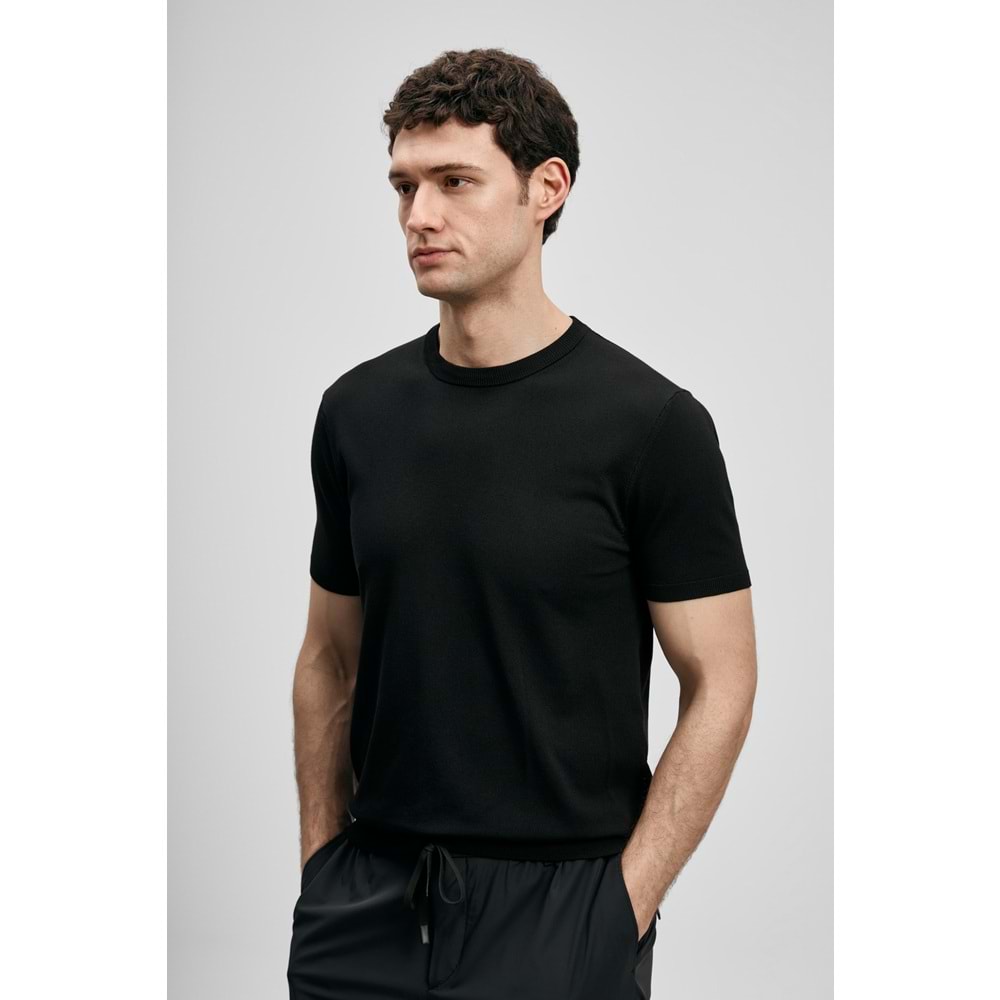 Lufian 111090156 Tıno Erkek Modal Karışımlı T- Shirt Erkek T-Shirt