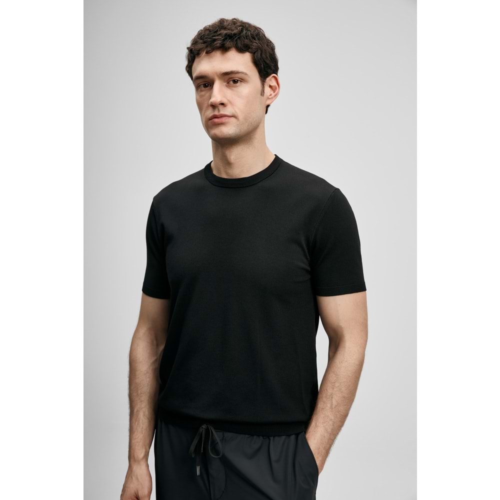 Lufian 111090156 Tıno Erkek Modal Karışımlı T- Shirt Erkek T-Shirt