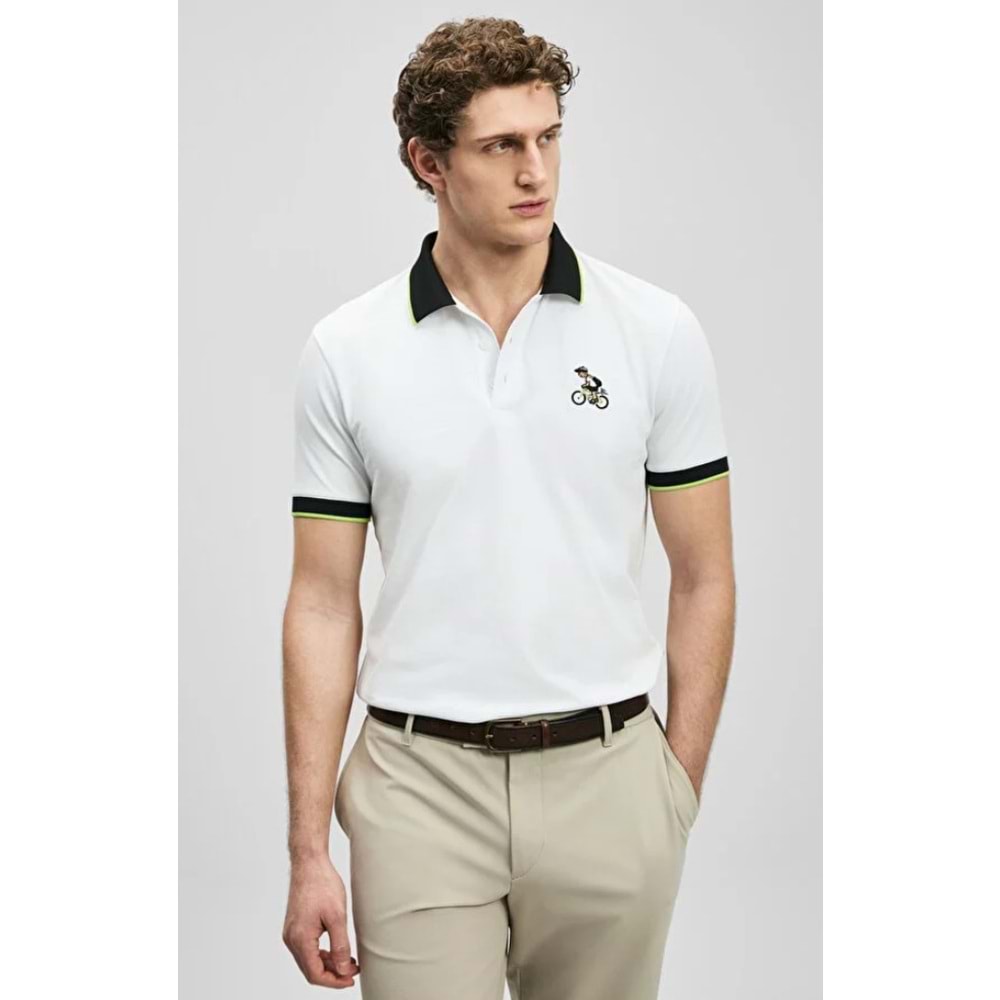Lufian 111040242 Zane Smart Erkek Polo Tişört Erkek Tişort