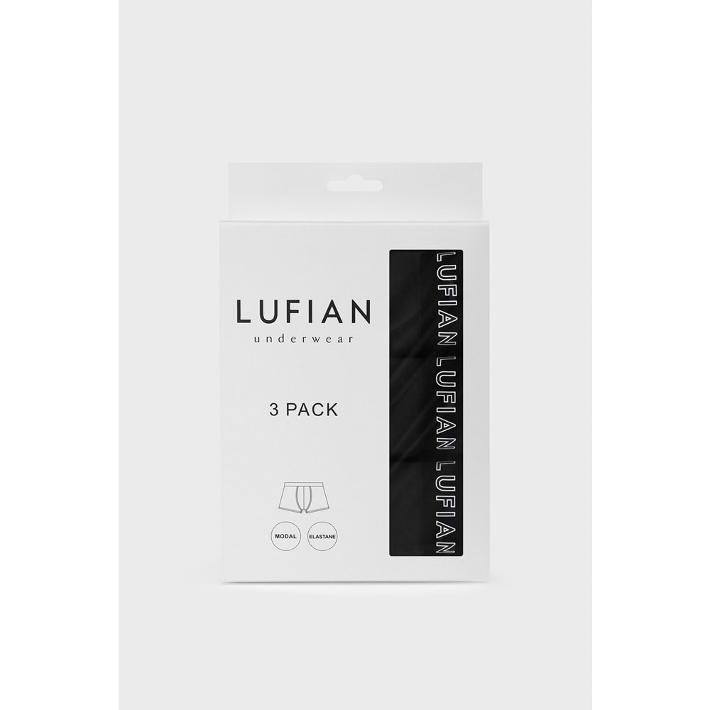 Lufian 111080035 Mark 3 Adet Erkek Modal Dikişsiz Boxer